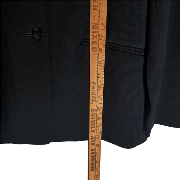 JONES NEW YORK Black 2 Button Career Work Business Blazer Jacket 8 (Medium) - Picture 5 of 6